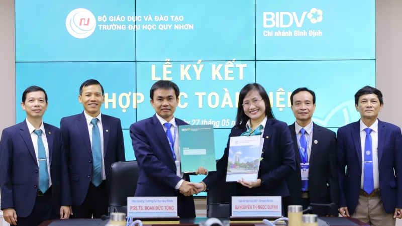 Bình Định: BIDV hợp tác toàn diện với Trường Đại học Quy Nhơn